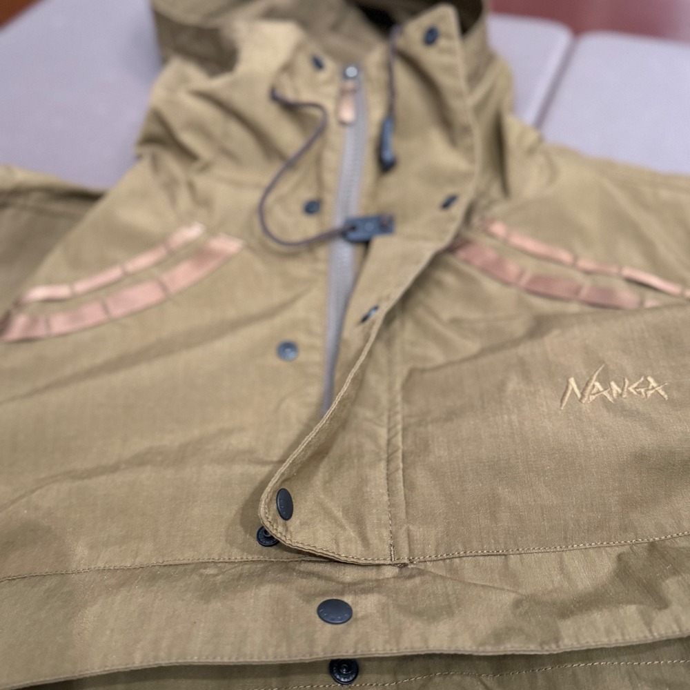 Nanga Takibi Field Anorak Parka Coyote Brown Mens Small NW2241-1D214 - Picture 13 of 13